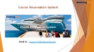 Cruise Reservation System
