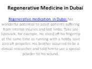 regenerative maedicine in Dubai