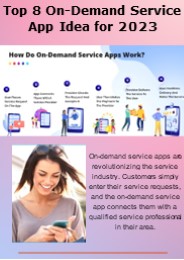 Top 8 On-Demand Service App Idea for 2023