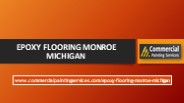 Epoxy Flooring Monroe Michigan