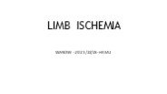 chronic limb ischemia