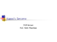 Kaposi sarcoma