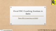 Best SSC coaching in Delhi