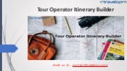 Tour Operator Itinerary Builder