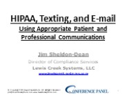 HIPAA, Texting, and E-mail in 2023
