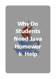 Why Do Students Need Java Homework Help