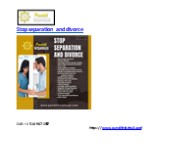 Stop separation and divorce - pandithvishnuji