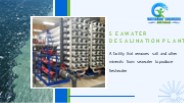 Sea Water Desalination Plant for Fresh Water