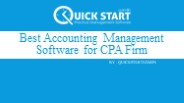 Best accounting management software for CPA firm – QuickstartAdmin