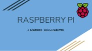 RASPBERRY PI  A POWERFUL MINI-COMPUTER