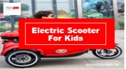 Electric scooter for kids