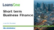Short Term Business Finance
