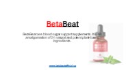 Beat your abnormal sugar with BetaBeat | BetaBeat