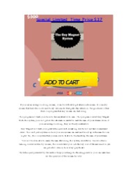 The Guy Magnet System E-BOOK James Scott PDF Download