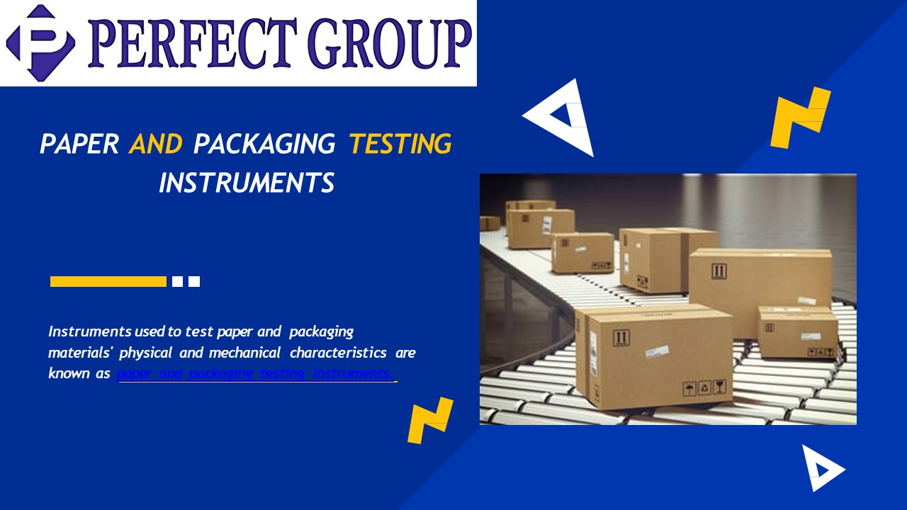 PPT Paper And Packaging testing instruments PowerPoint presentation