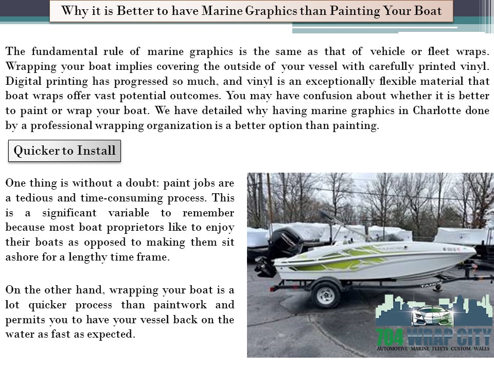 Best Marine Graphics in Charlotte - 704 Wrap City