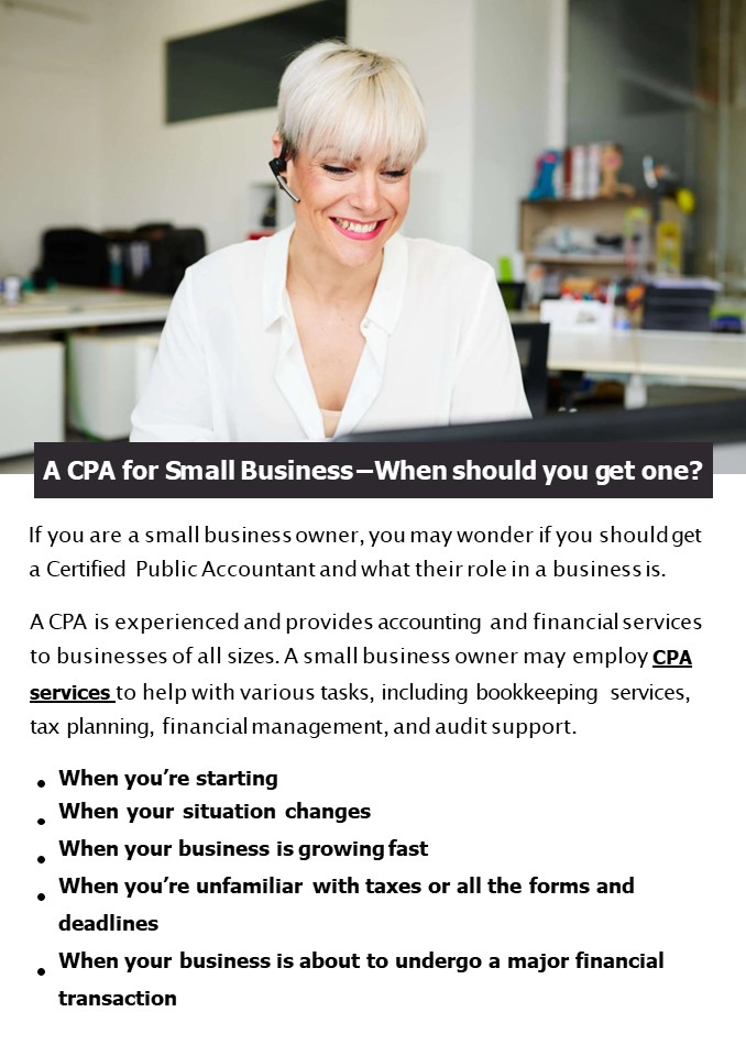A CPA for Small Business – When should you get one? presentation | free ...