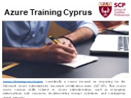 Azure Training Cyprus