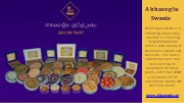 Sweet Shop Online | Abbasoglu Sweets