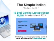 15 Best Gaming Laptops Under 60,000
