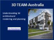 Understanding 3d architectural  rendering and planning