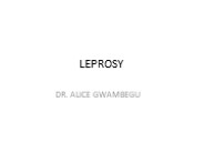 Leprosy