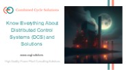 Know Everything About Distributed Control Systems (DCS) and Solutions