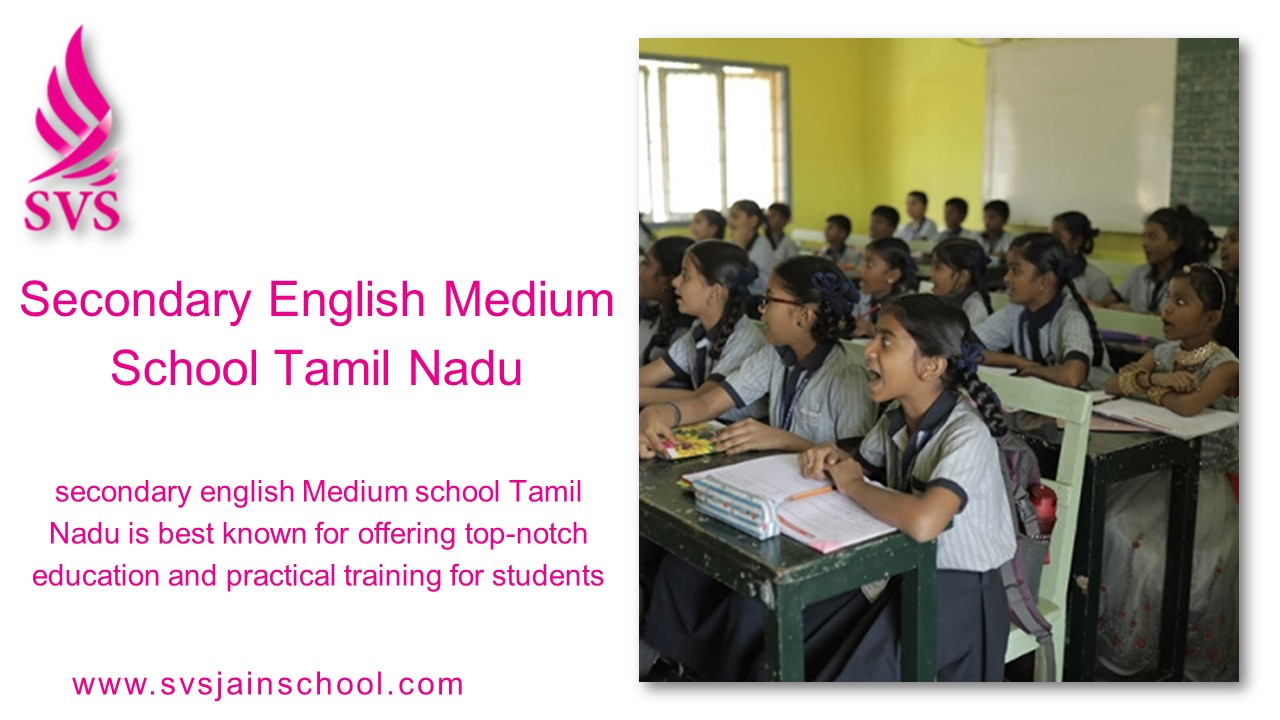 Secondary English Medium School Tamil Nadu