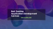 The Best Desktop Application Development Services In The USA