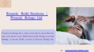 Remote Reiki Sessions at Present Beings | UK