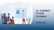 Donald Sonn - An Assistant Clinical Professor