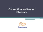Career Counselling for Students - www.champbuddy.com
