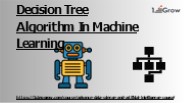 Decision Tree Algorithm In Machine Learning