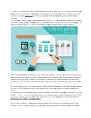 Content Writing Agency
