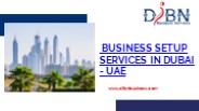 Business Setup Services in Dubai - UAE