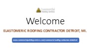 Commercial Elastomeric Roofing Michigan Detroit