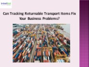 Asset Management RFID Tracking - Inteliiot