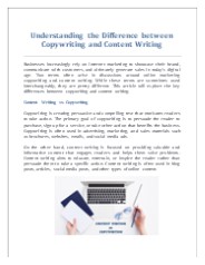 Understanding the Difference between Copywriting and Content Writing (1)