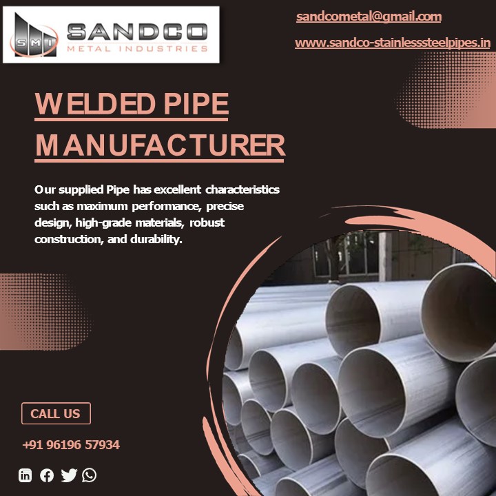 PPT ERW Pipe Welded Pipe Large Diameter Pipe Sandco Metal