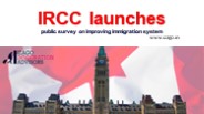 IRCC launches public survey on improving immigration system
