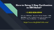 How to Setup SBCGlobal Two-Step Verification?+1-833-836-0944
