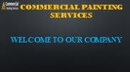 Commercial Painting Services