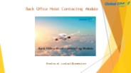 Back Office Hotel Contracting Module