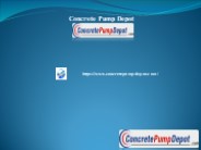 Pre-owned Concrete Pumps, concretepumpdepot