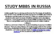 Study MBBS in Russia