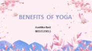 BENEFITS OF YOGA