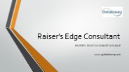 Raiser's Edge Consultant - Get Data Basey