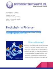 Blockchain can streamline banking and lending services