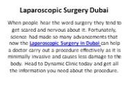 Laparoscopic Surgery Dubai