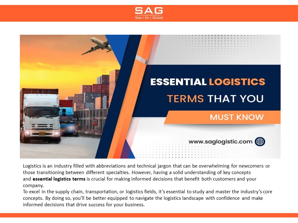 Essential Logistics Terms That You Must Know